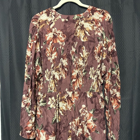 NEW Torrid Pink Floral Blouse 1X - Picture 10 of 10
